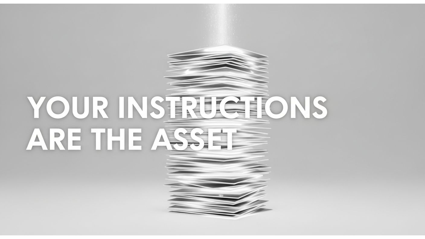 Your Instructions Are the Asset.