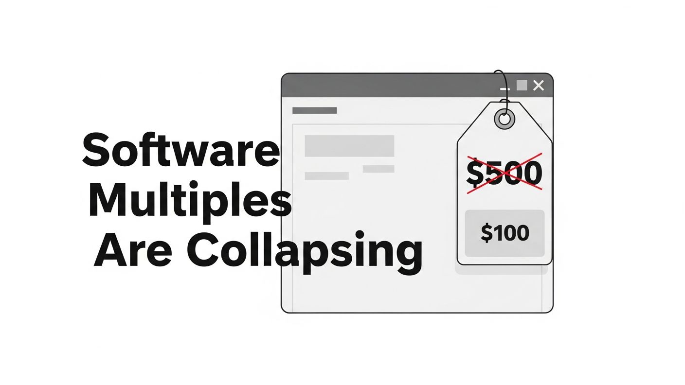 Software Multiples Are Collapsing.